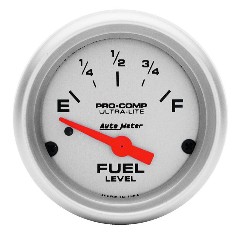 2-1/16" FUEL LEVEL, 0-90 ?, GM, SSE, ULTRA-LITE