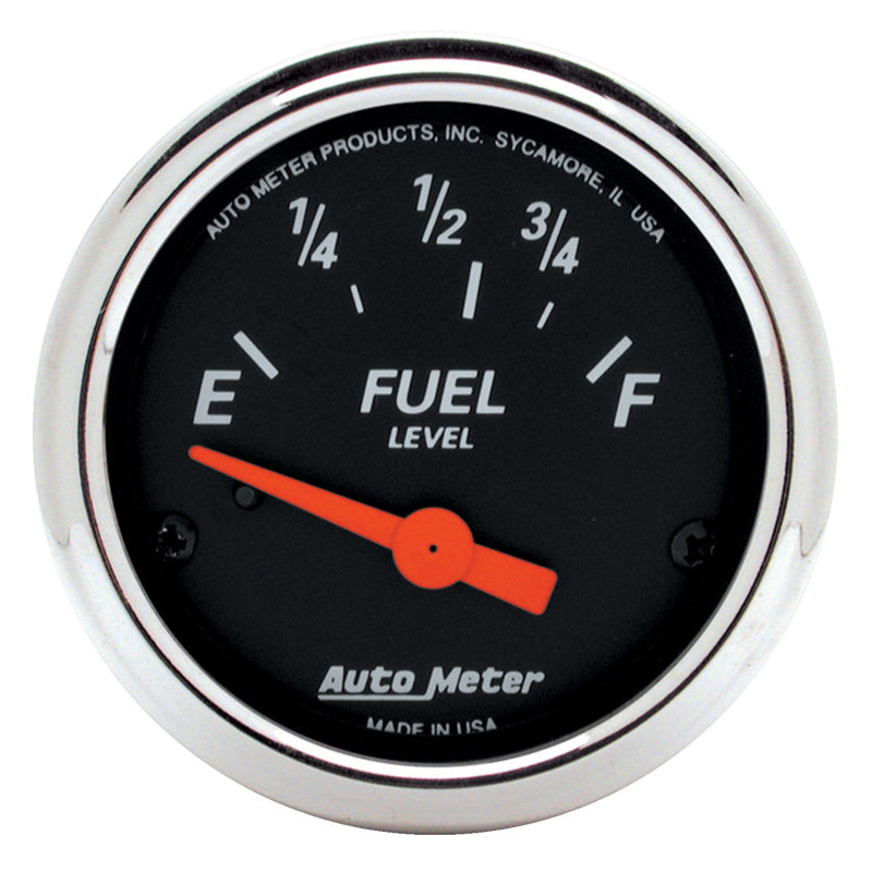 2-1/16" FUEL LEVEL, 73-10 ?, DESIGNER BLACK