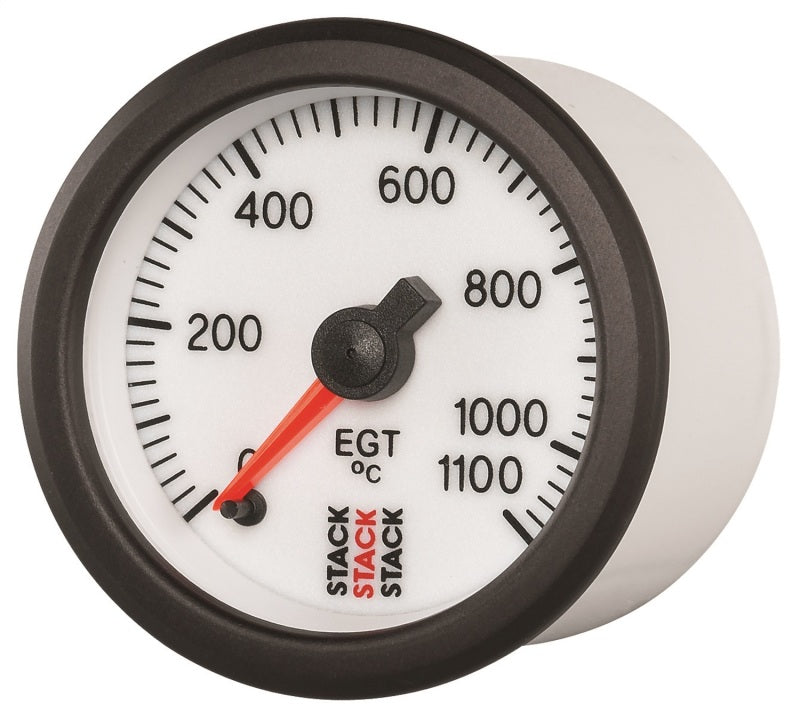 EXHAUST GAS TEMP, PRO STEPPER MOTOR, 52MM, WHT, 0-1100 °C