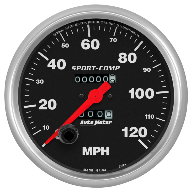 5" SPEEDOMETER, 0-120 MPH, SPORT-COMP
