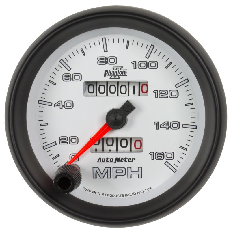 3-3/8" SPEEDOMETER, 0-160 MPH, PHANTOM II