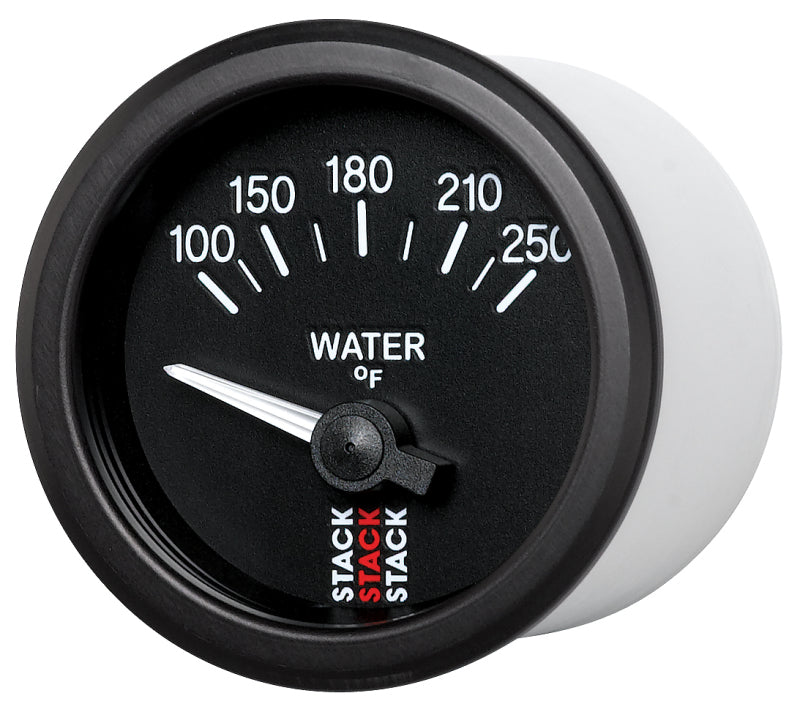 WATER TEMP, ELECTRIC, 52MM, BLK, 100-250 °F, 1/8" NPTF