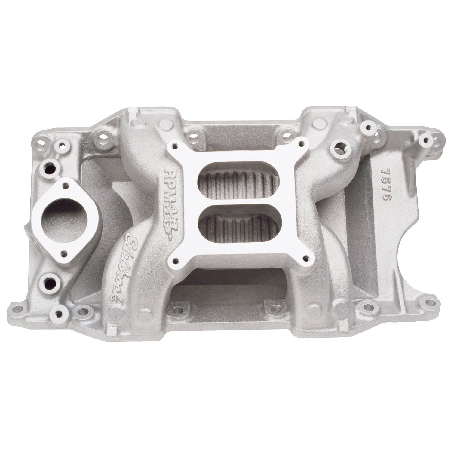 Edelbrock 7576 Performer RPM Air-Gap Intake Manifold, SB Mopar - Dual Plane