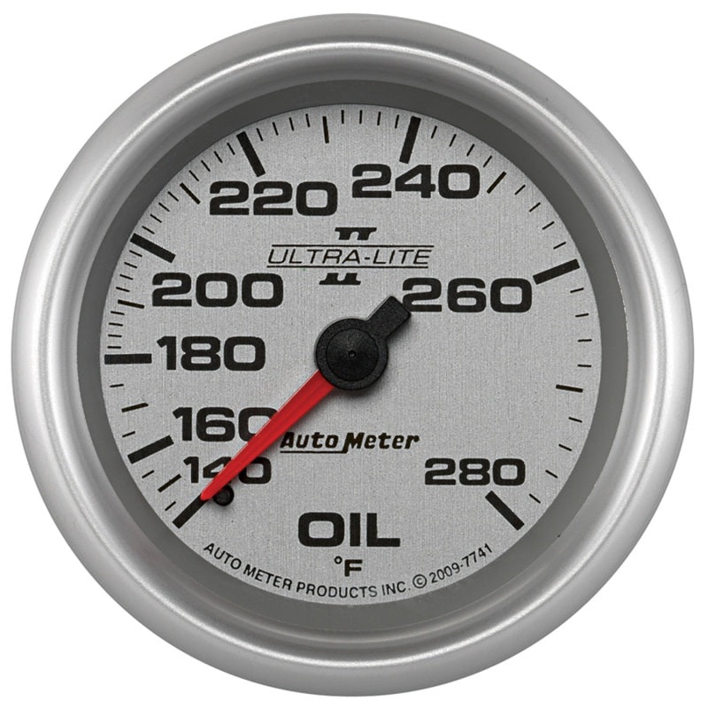 2-5/8" OIL TEMPERATURE, 140-280 °F, ULTRA-LITE II