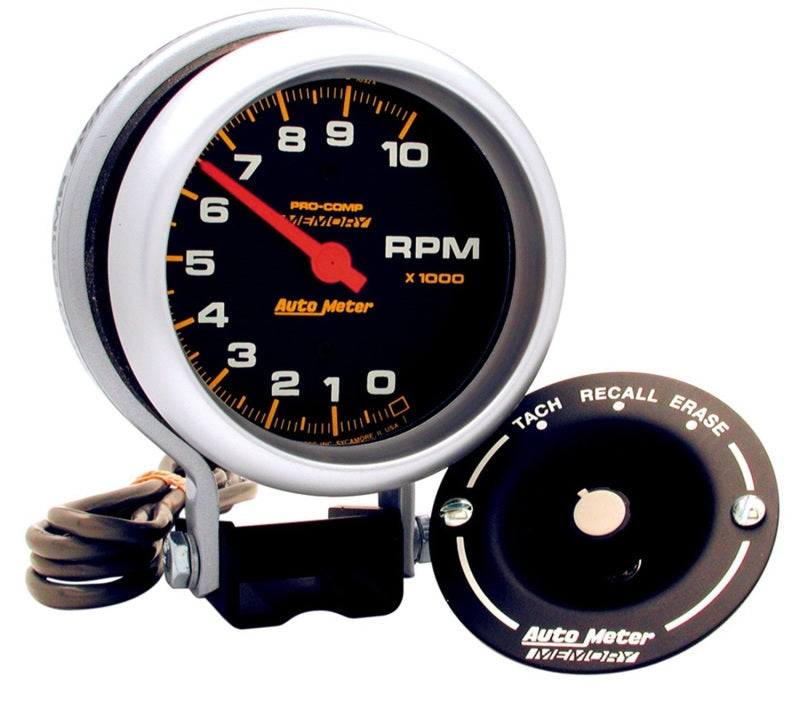 3-3/4" PEDESTAL TACHOMETER, 0-10,000 RPM, PRO-COMP