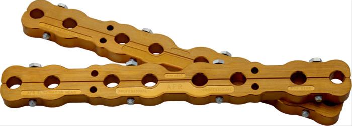 AFR 6200 Aluminum Stud Girdles, Fits Chevy Small Block - Gold Anodized