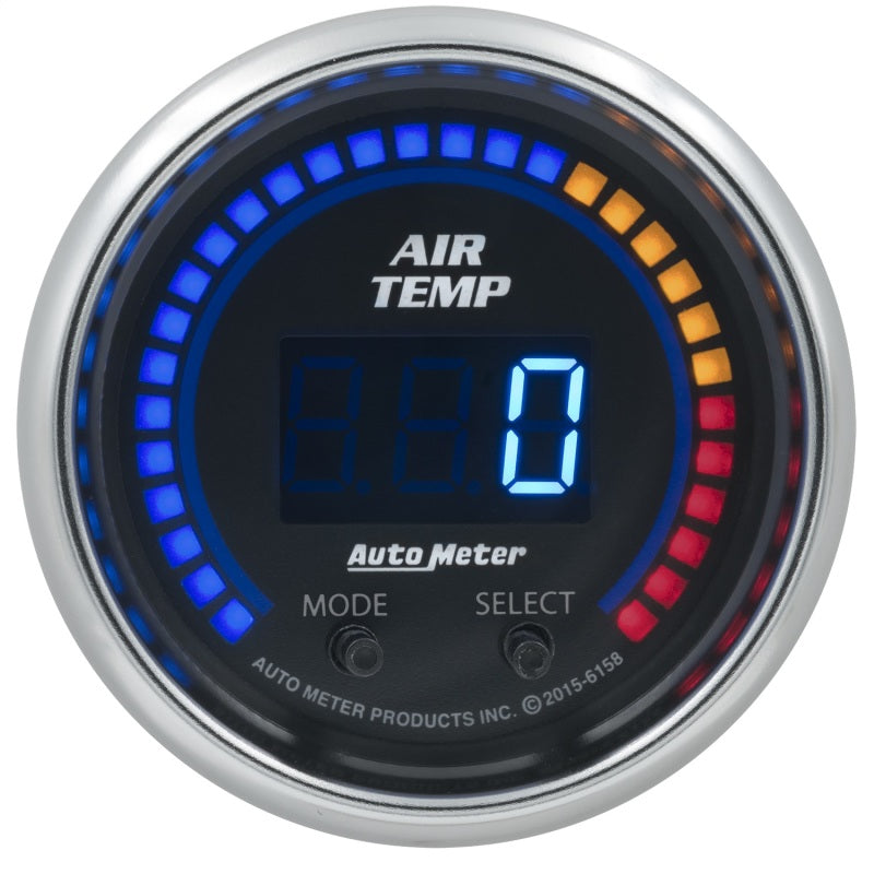 2-1/16" DUAL AIR INTAKE TEMPERATURE, 0-300 ºF, COBALT
