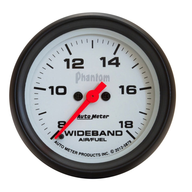 2-5/8" WIDEBAND AIR/FUEL RATIO, ANALOG, 8:1-18:1 AFR, PHANTOM