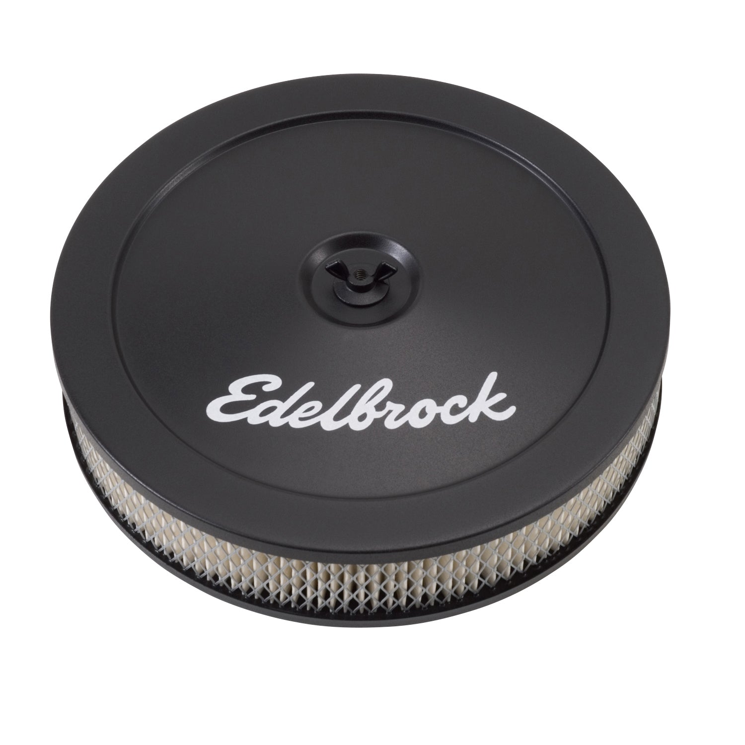 Edelbrock 1203 Pro-Flo Black 10" Round Air Cleaner with 2" Paper Element