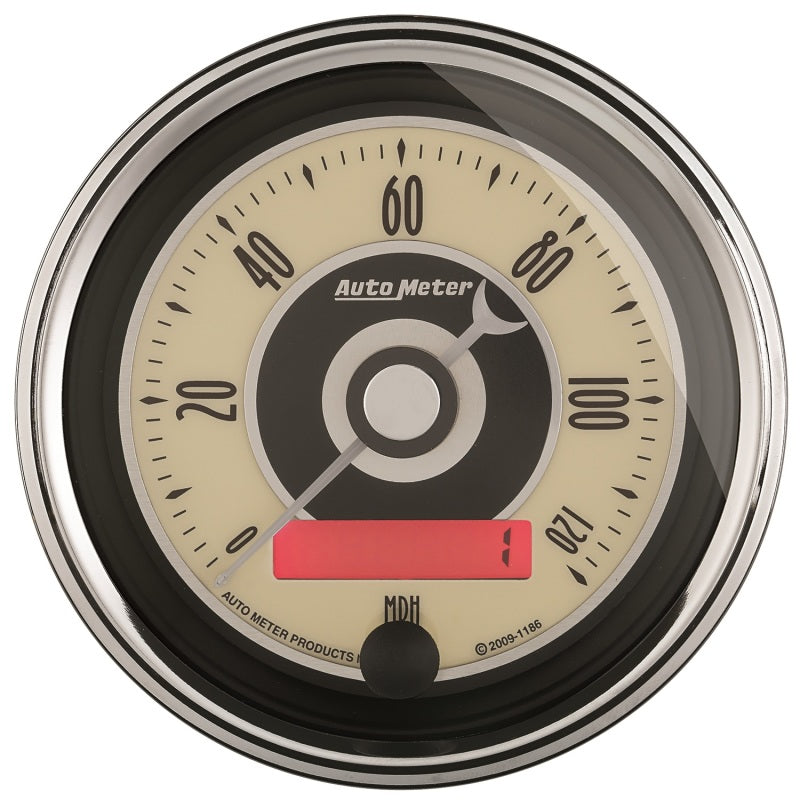 3-3/8" SPEEDOMETER, 0-120 MPH, CRUISER AD