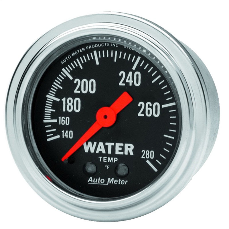 2-1/16" WATER TEMPERATURE, 140-280 °F, TRADITIONAL CHROME