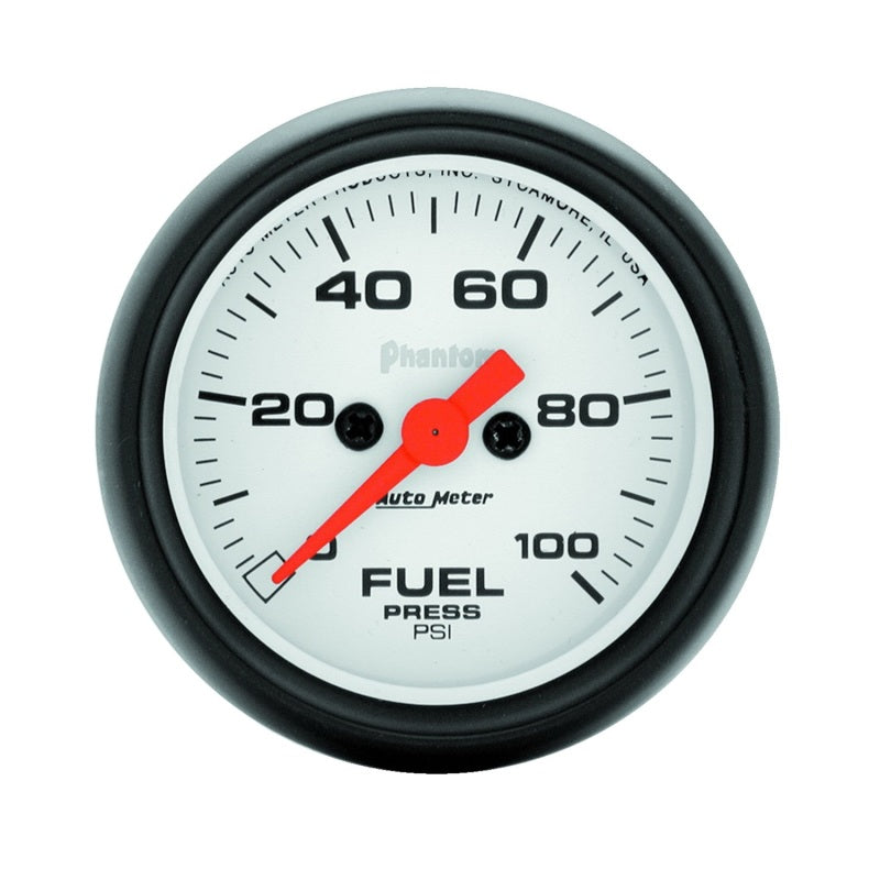 2-1/16" FUEL PRESSURE, 0-100 PSI, PHANTOM