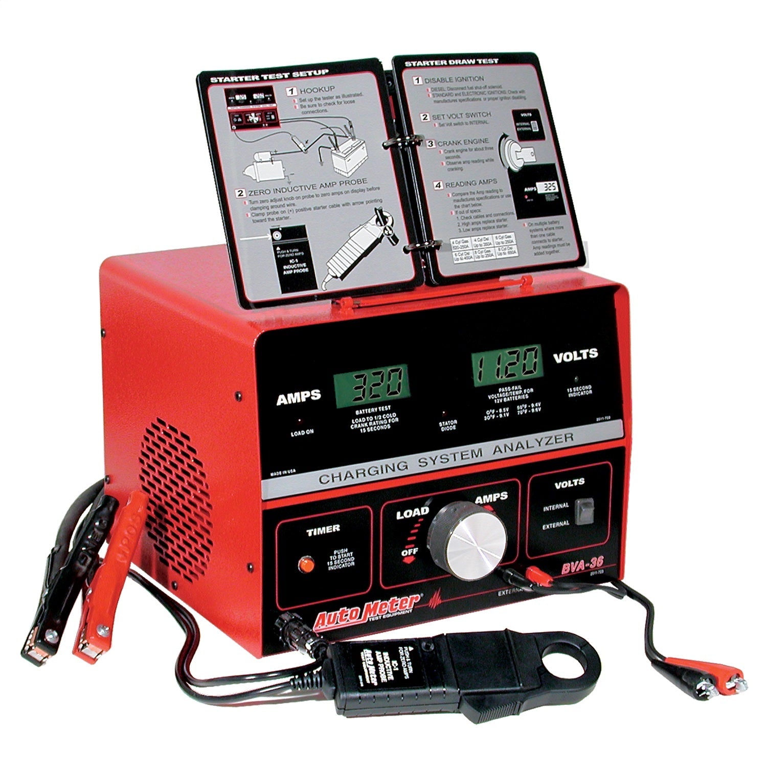 BVA-36/2; 800 Amp Variable Load Battery/Electrical System Tester