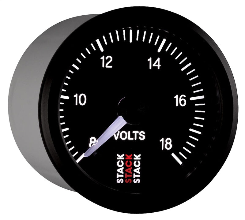 BATTERY VOLTAGE, PRO STEPPER MOTOR, 52MM, BLK, 8-18V