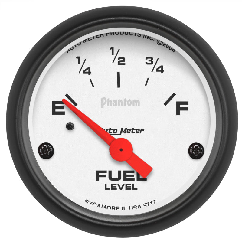 2-1/16" FUEL LEVEL, 0-30 ?, SSE, PHANTOM