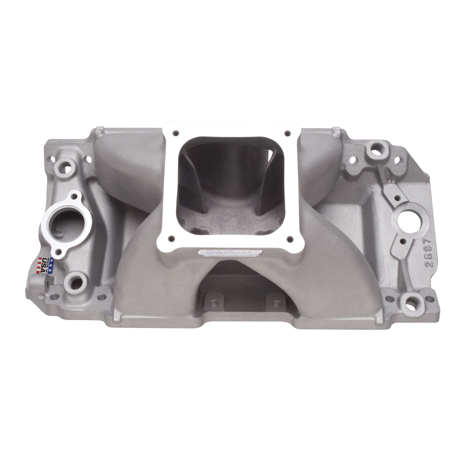 Edelbrock 2897 Super Victor II Intake Manifold, BB Chevy - Tall Deck