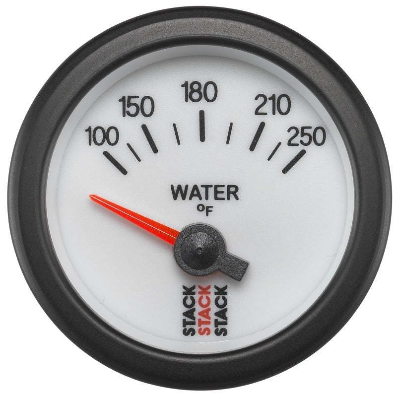 WATER TEMP, ELECTRIC, 52MM, WHT, 100-250 °F, 1/8" NPTF