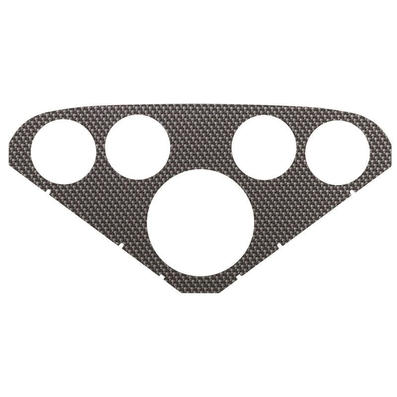 FACEPLATE FOR #2208, OPTIONAL, SILVER CARBON LOOK