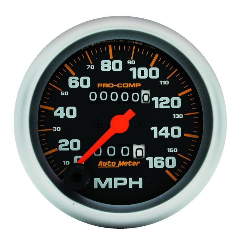 3-3/8" SPEEDOMETER, 0-160 MPH, PRO-COMP