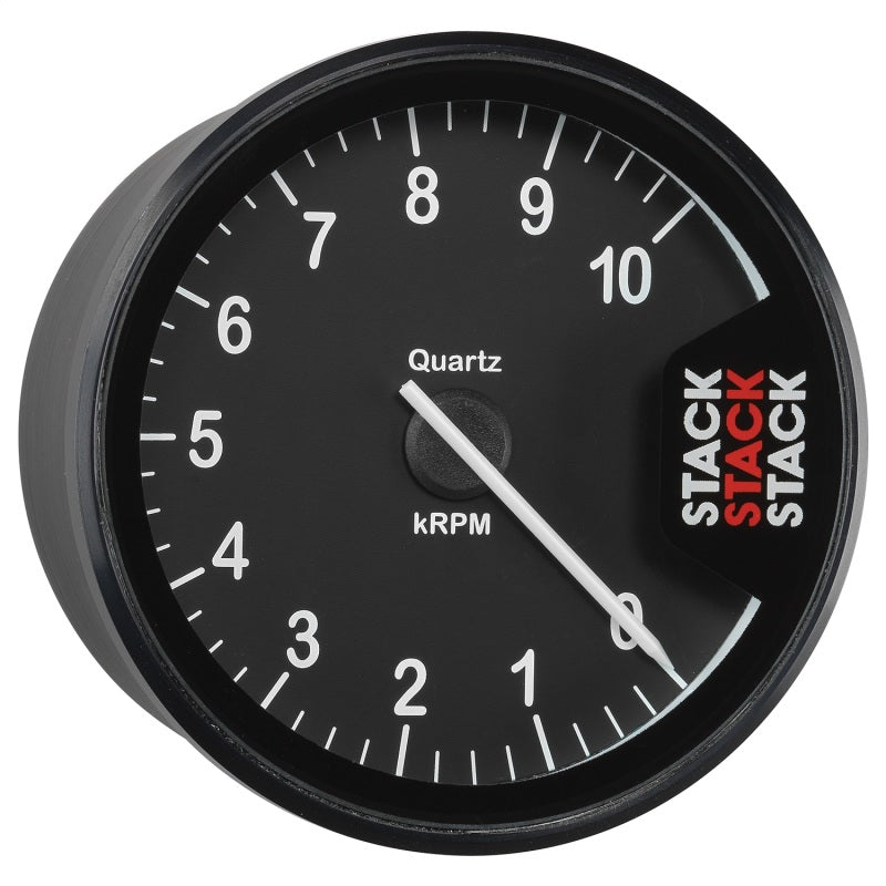 TACHOMETER, CLUBMAN, 80MM, BLACK, 0-10K RPM