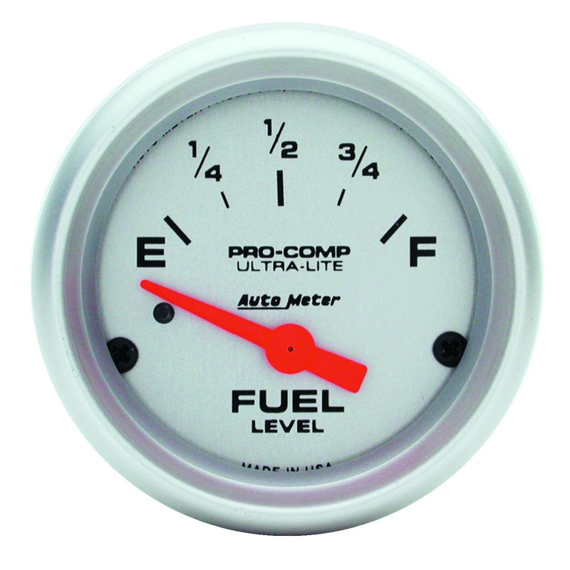 2-1/16" FUEL LEVEL, 0-90 ?, GM, SSE, ULTRA-LITE