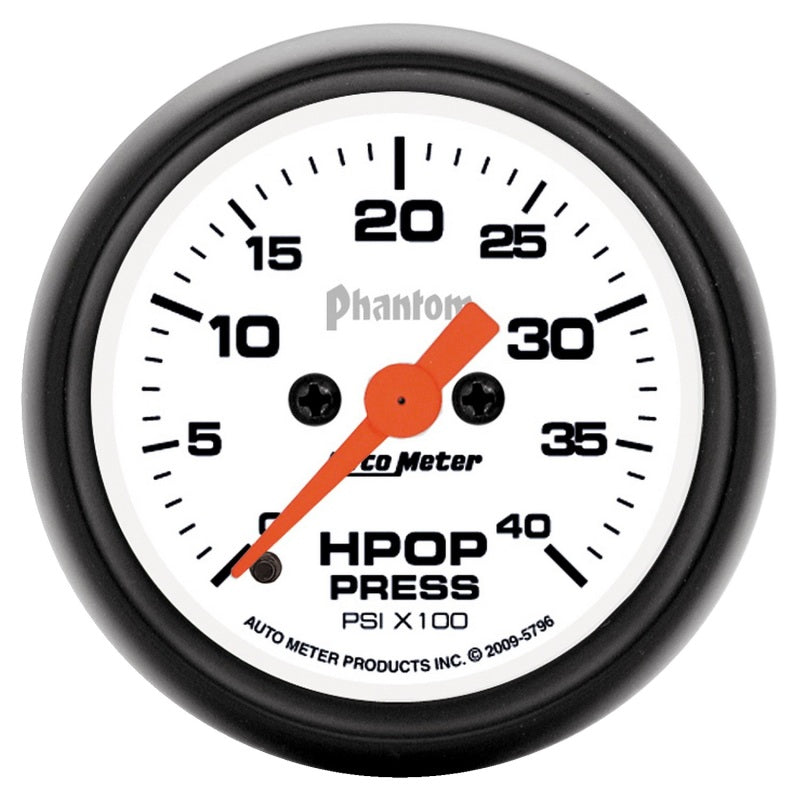 2-1/16" HPOP PRESSURE, 0-4K PSI, PHANTOM