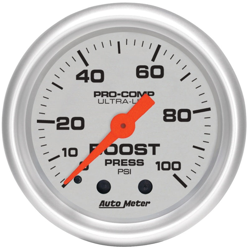 2-1/16" BOOST, 0-100 PSI, ULTRA-LITE