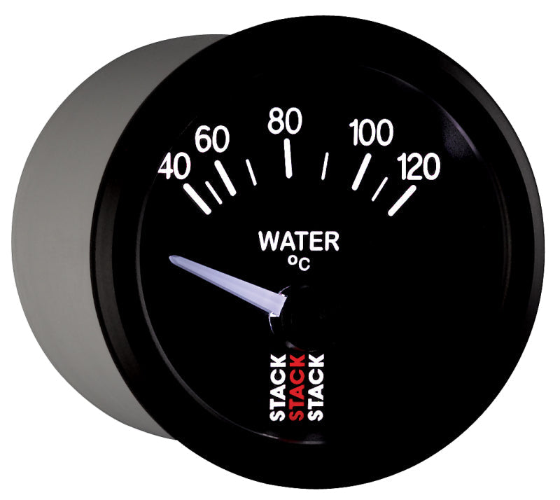 WATER TEMP, ELECTRIC, 52MM, BLK, 40-120 °C, M10 MALE