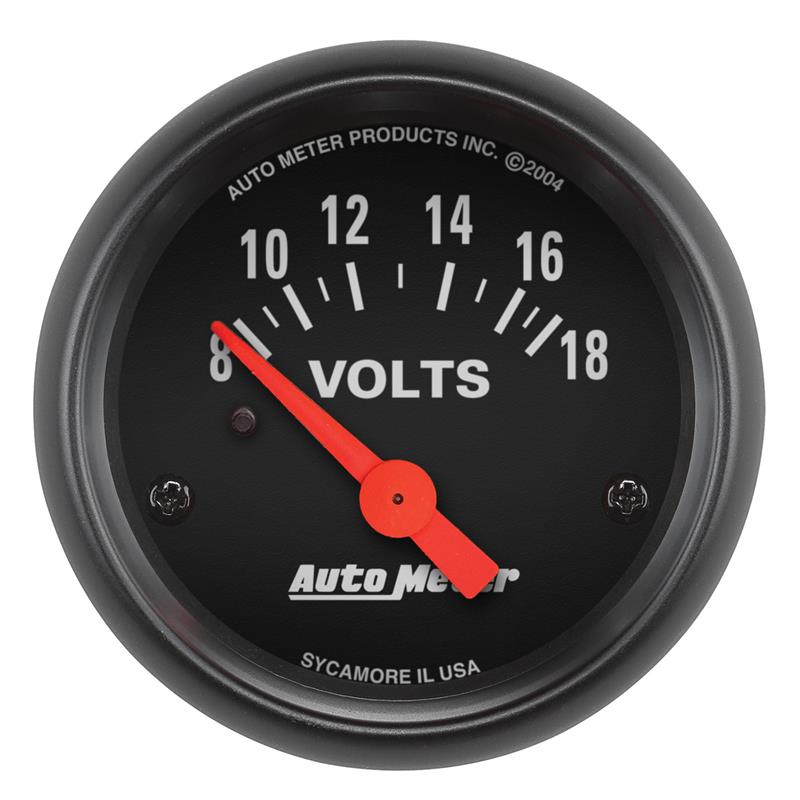 2-1/16" VOLTMETER, 8-18V, Z-SERIES