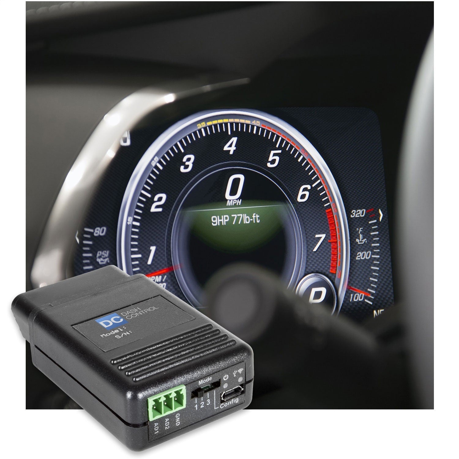 DASHCONTROL OBDII DISPLAY CONTROLLER, CHEVROLET CORVETTE 2014-2016