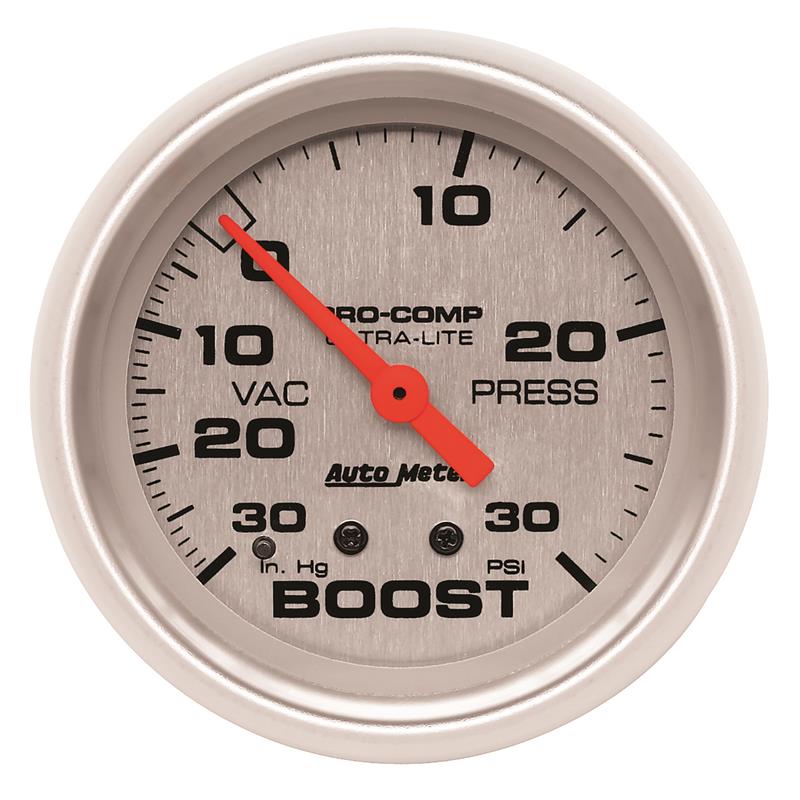 2-5/8" BOOST/VACUUM, 30 IN HG/30 PSI, ULTRA-LITE