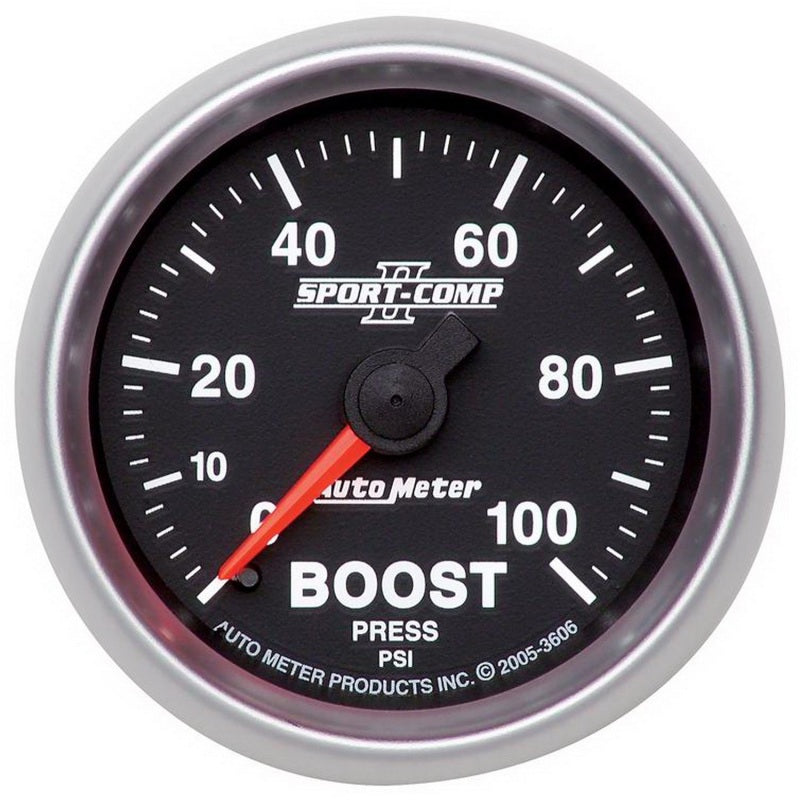 2-1/16" BOOST, 0-100 PSI, SPORT-COMP II