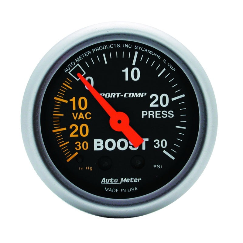 2-1/16" BOOST/VACUUM, 30 IN HG/30 PSI, SPORT-COMP