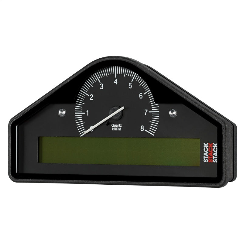 RACE DISPLAY, PRE-CONFIGURED, BLACK, 0-8K RPM (PSI, DEG. F, MPH)