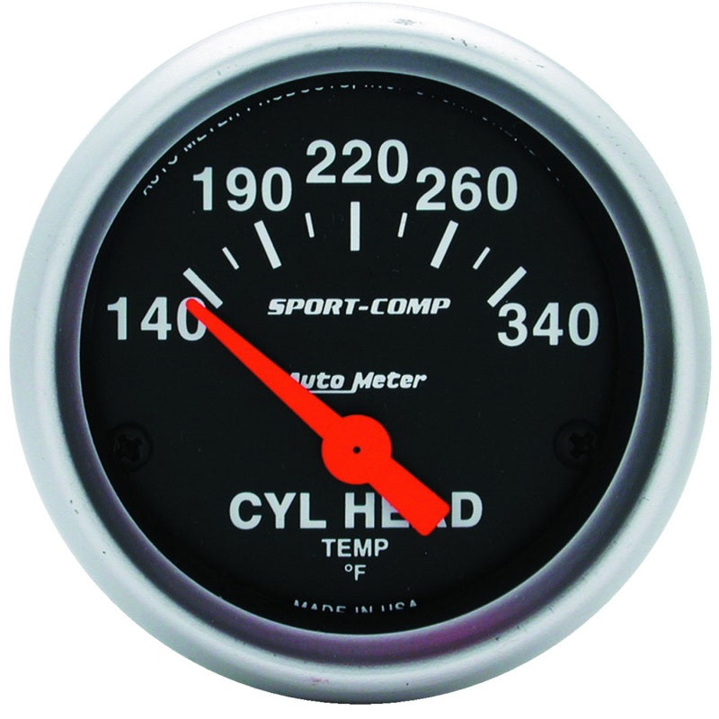 2-1/16" CYLINDER HEAD TEMPERATURE, 140-340 °F, SPORT-COMP