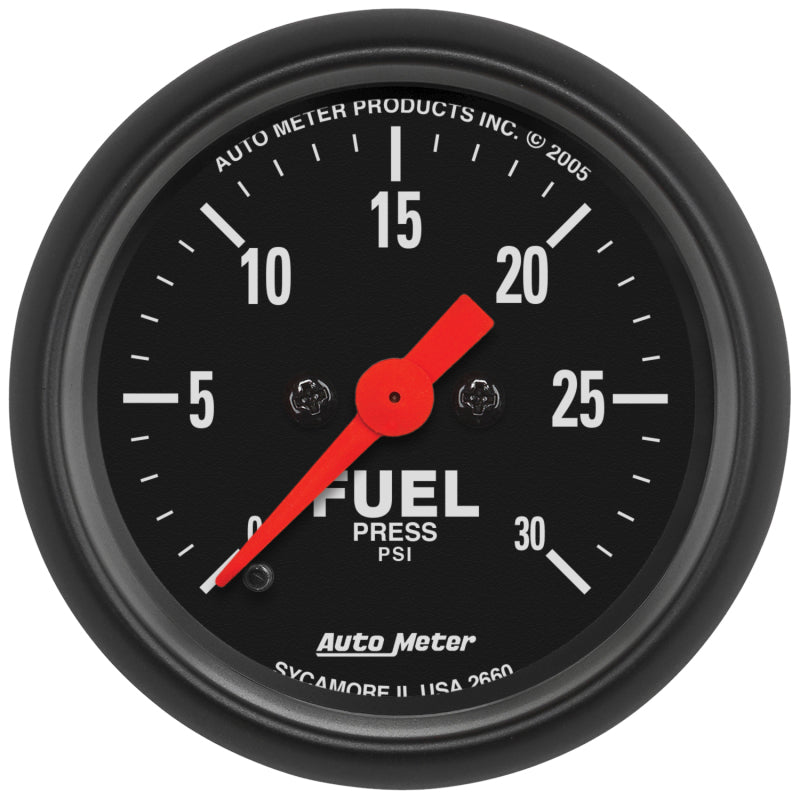 2-1/16" FUEL PRESSURE, 0-30 PSI, Z-SERIES