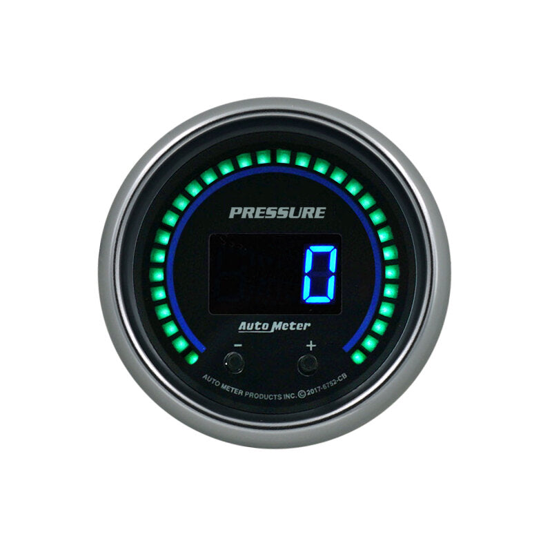 2-1/16" TWO CHANNEL FLUID PRESSURE, SELECTABLE SCALE PSI / BAR, COBALT ELITE DIGITAL