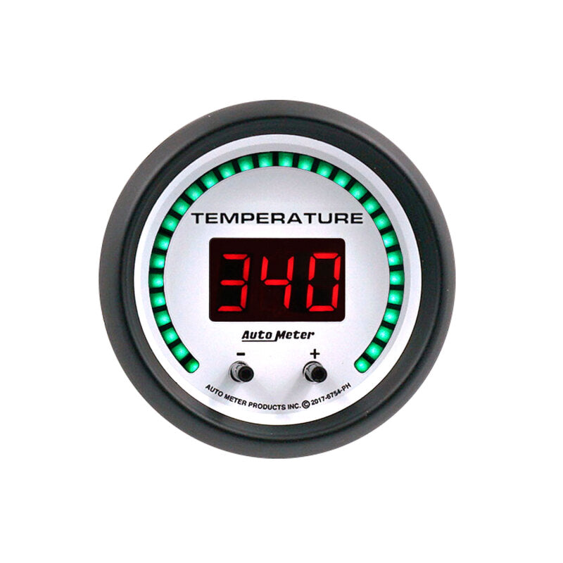 2-1/16" TWO CHANNEL FLUID TEMPERATURE, SELECTABLE SCALE ºF / ºC, PHANTOM ELITE DIGITAL