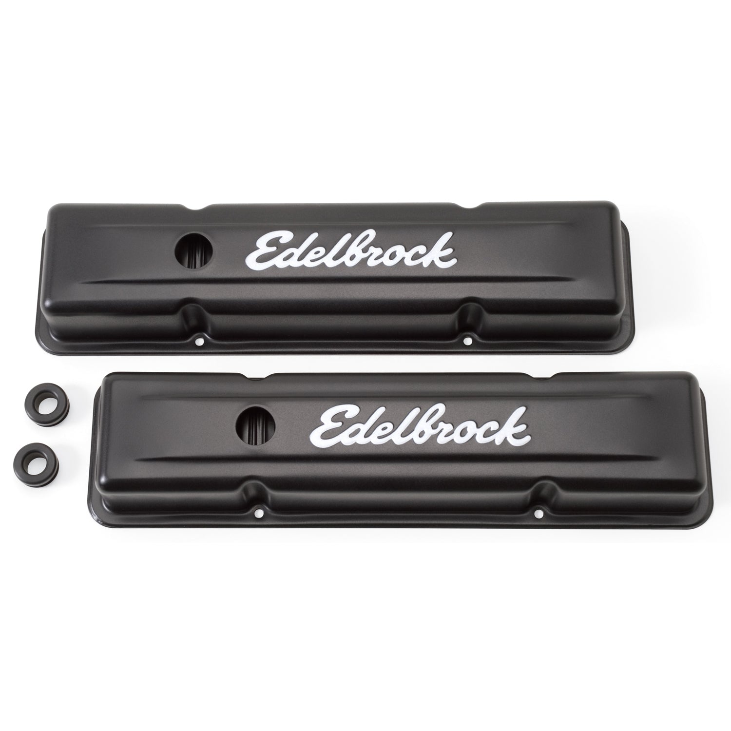 Edelbrock 4443 Signature Series Valve Covers for Chevrolet 262-400 '59-86