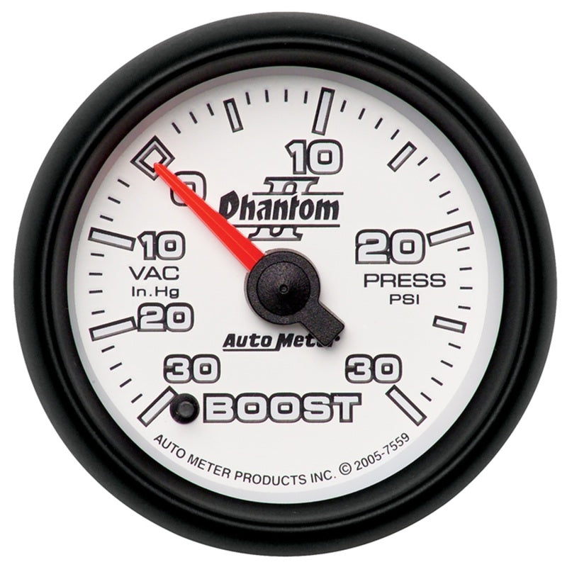 2-1/16" BOOST/VACUUM, 30 IN HG/30 PSI, PHANTOM II