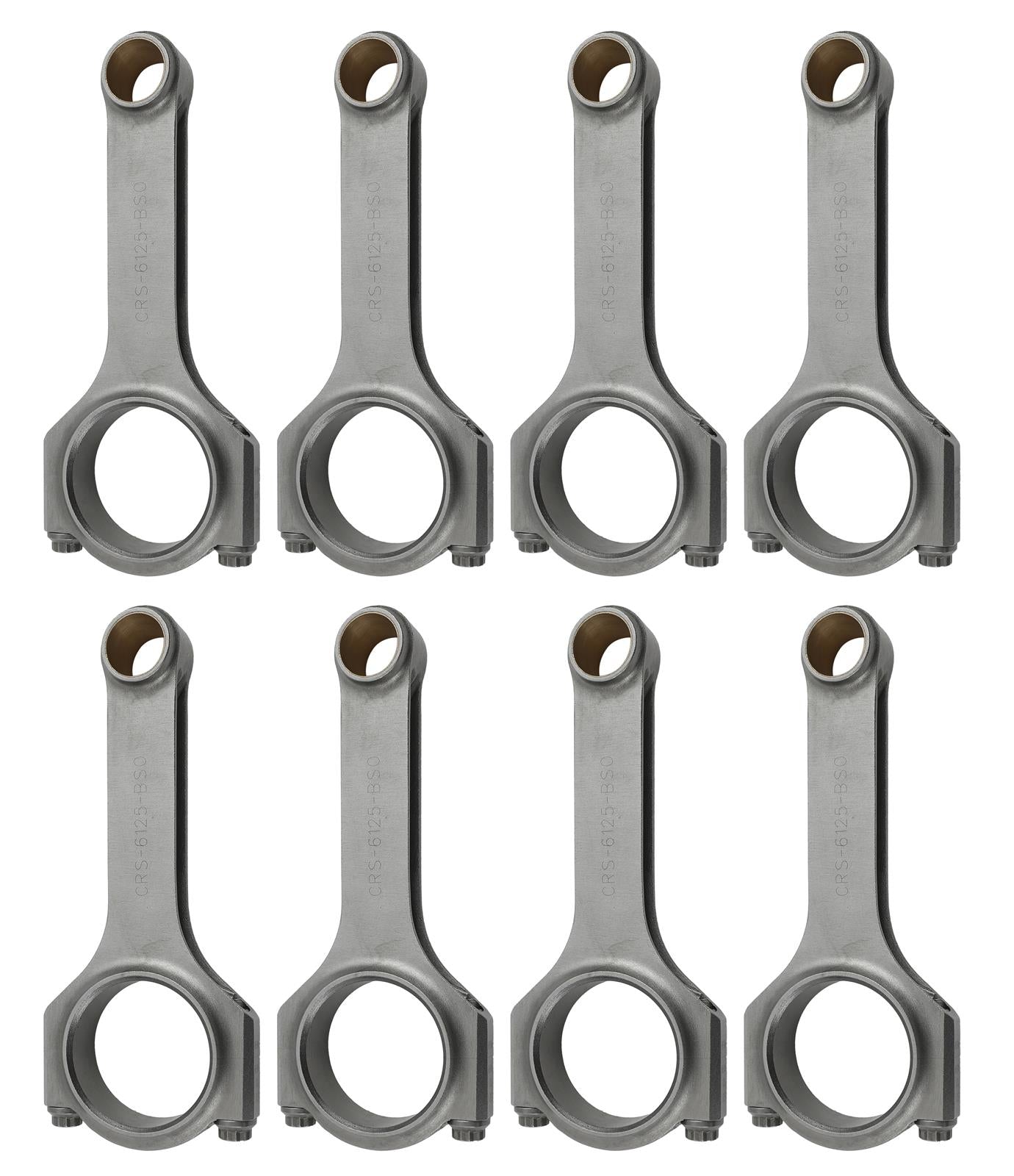 Eagle CRS6125O3D2000 ESP 4340 Steel H-Beam Connecting Rods, LS1 6.125"