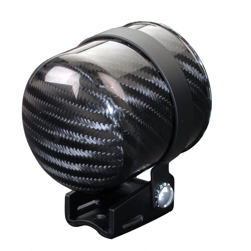 GAUGE MOUNT, 52MM, PEDESTAL W/ CARBON FIBRE CUP