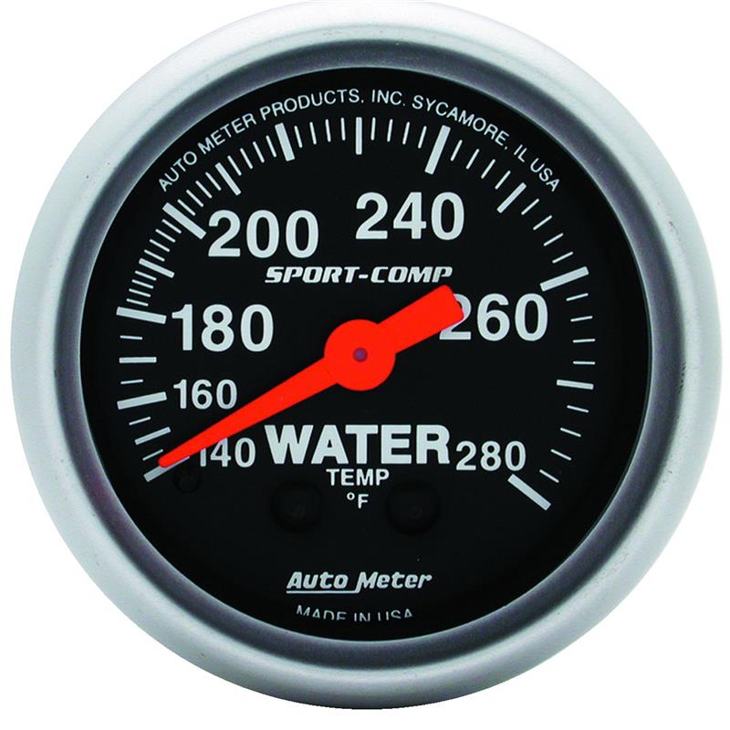 2-1/16" WATER TEMPERATURE, 140-280 °F, SPORT-COMP