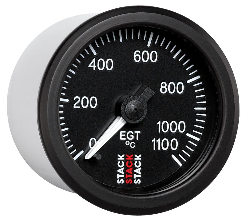 EXHAUST GAS TEMP, PRO STEPPER MOTOR, 52MM, BLK, 0-1100 °C