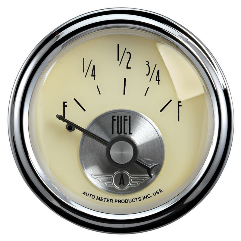 2-1/16" FUEL LEVEL, 0-90 ?, PRESTIGE ANT IVORY