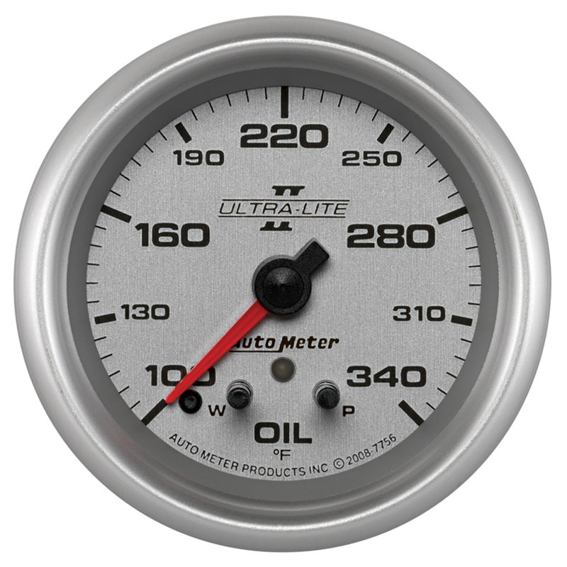 2-5/8" OIL TEMPERATURE, 100-340 °F, ULTRA-LITE II