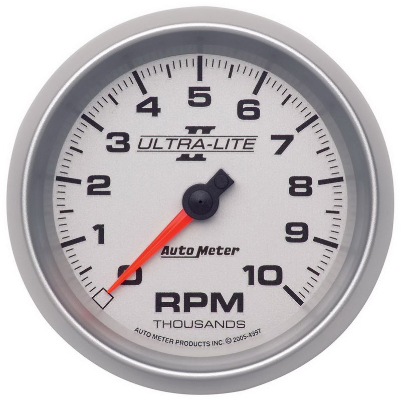 3-3/8" IN-DASH TACHOMETER, 0-10,000 RPM, ULTRA-LITE II