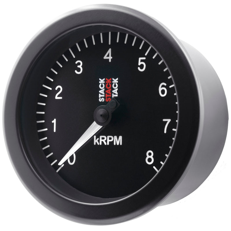 TACHOMETER, SPORT, 88MM, BLACK, 0-8K RPM