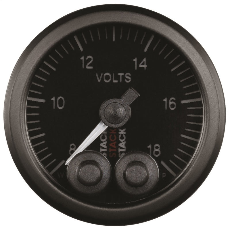 BATTERY VOLTAGE, PRO-CONTROL, 52MM, BLK, 8-18V