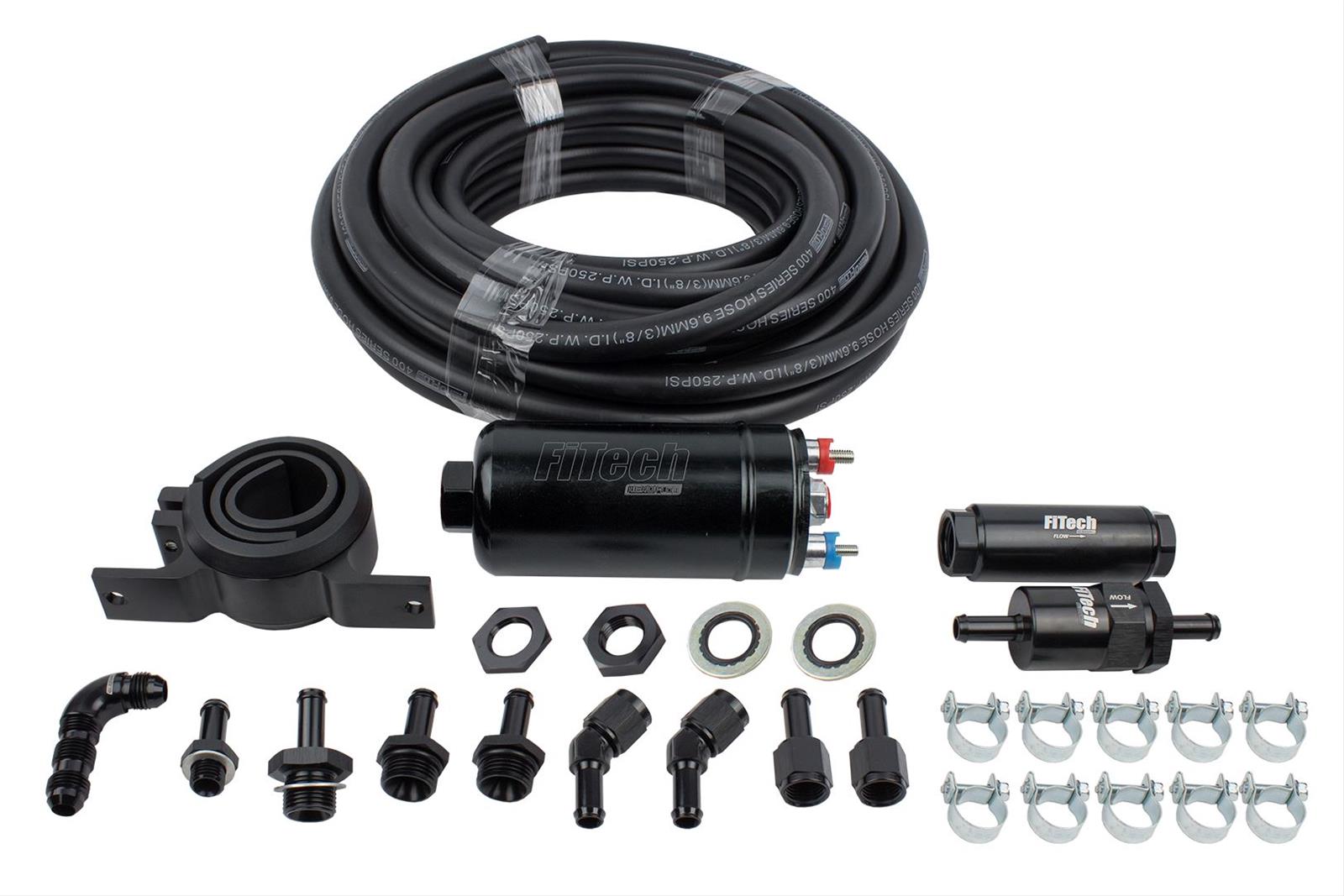 FiTech 50001 Fuel Delivery Kit, 255 LPH - 40 Ft. Hose